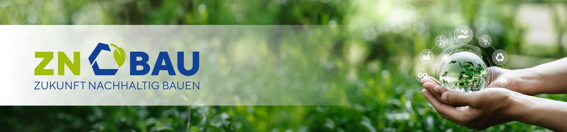 Titel der Startseite von ZN-Bau Zukunft nachhaltig beuen